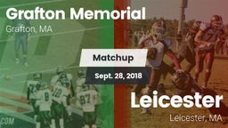 Matchup: Grafton Memorial vs. Leicester  2018