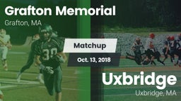 Matchup: Grafton Memorial vs. Uxbridge  2018