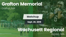 Matchup: Grafton Memorial vs. Wachusett Regional  2019