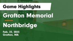 Grafton Memorial  vs Northbridge  Game Highlights - Feb. 22, 2023