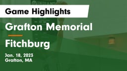 Grafton Memorial  vs Fitchburg  Game Highlights - Jan. 18, 2023