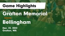 Grafton Memorial  vs Bellingham  Game Highlights - Dec. 22, 2022