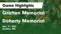 Grafton Memorial  vs Doherty Memorial   Game Highlights - Dec. 21, 2023