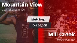 Matchup: Mountain View High vs. Mill Creek  2017