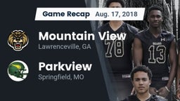 Recap: Mountain View  vs. Parkview  2018
