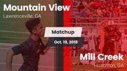 Matchup: Mountain View High vs. Mill Creek  2018