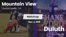Matchup: Mountain View High vs. Duluth  2018