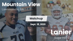 Matchup: Mountain View High vs. Lanier  2020