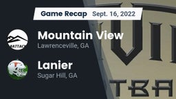 Recap: Mountain View  vs. Lanier  2022