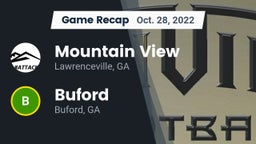 Recap: Mountain View  vs. Buford  2022