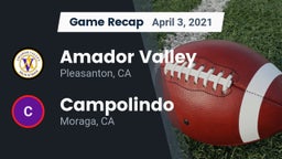 Recap: Amador Valley  vs. Campolindo  2021