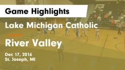 Lake Michigan Catholic  vs River Valley  Game Highlights - Dec 17, 2016