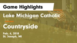 Lake Michigan Catholic  vs Countryside Game Highlights - Feb. 6, 2018