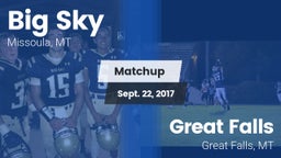 Matchup: Big Sky  vs. Great Falls  2017