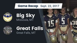 Recap: Big Sky  vs. Great Falls  2017