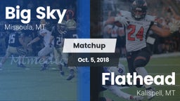 Matchup: Big Sky  vs. Flathead  2018