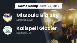 Recap: Missoula Big Sky  vs. Kalispell Glacier  2019