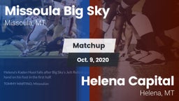 Matchup: Big Sky  vs. Helena Capital  2020