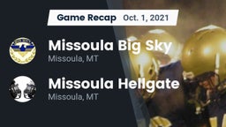 Recap: Missoula Big Sky  vs. Missoula Hellgate  2021