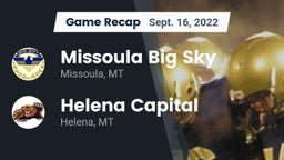 Recap: Missoula Big Sky  vs. Helena Capital  2022