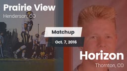 Matchup: Prairie View High vs. Horizon  2016