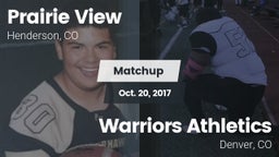 Matchup: Prairie View High vs. Warriors Athletics 2017