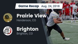 Recap: Prairie View  vs. Brighton  2018