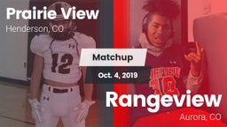 Matchup: Prairie View High vs. Rangeview  2019