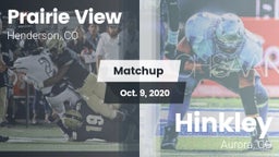 Matchup: Prairie View High vs. Hinkley  2020