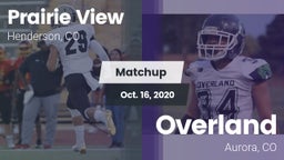 Matchup: Prairie View High vs. Overland  2020