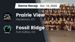 Recap: Prairie View  vs. Fossil Ridge  2020
