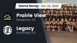 Recap: Prairie View  vs. Legacy   2020