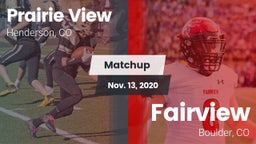 Matchup: Prairie View High vs. Fairview  2020