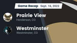Recap: Prairie View  vs. Westminster  2022