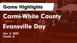 Carmi-White County  vs Evansville Day Game Highlights - Jan. 4, 2022