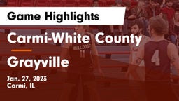 Carmi-White County  vs Grayville Game Highlights - Jan. 27, 2023