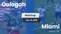 Matchup: Oologah  vs. Miami  2016