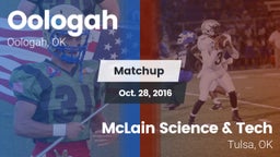 Matchup: Oologah  vs. McLain Science & Tech  2016