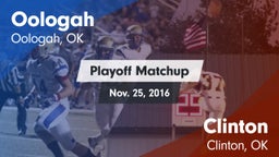 Matchup: Oologah  vs. Clinton  2016