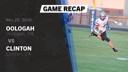 Recap: Oologah  vs. Clinton  2016