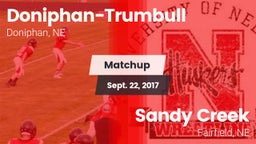 Matchup: Doniphan-Trumbull vs. Sandy Creek  2017