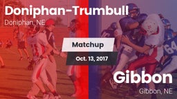 Matchup: Doniphan-Trumbull vs. Gibbon  2017