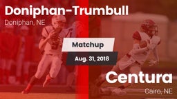 Matchup: Doniphan-Trumbull vs. Centura  2018