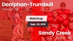 Matchup: Doniphan-Trumbull vs. Sandy Creek  2018