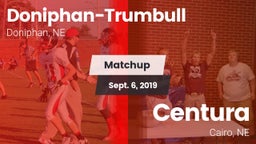 Matchup: Doniphan-Trumbull vs. Centura  2019