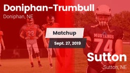Matchup: Doniphan-Trumbull vs. Sutton  2019