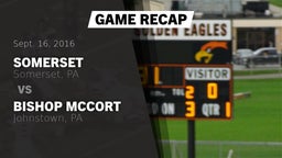 Recap: Somerset  vs. Bishop McCort  2016