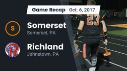 Recap: Somerset  vs. Richland  2017