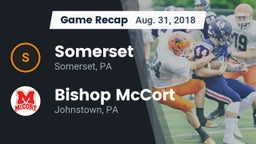 Recap: Somerset  vs. Bishop McCort  2018