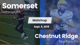 Matchup: Somerset  vs. Chestnut Ridge  2019